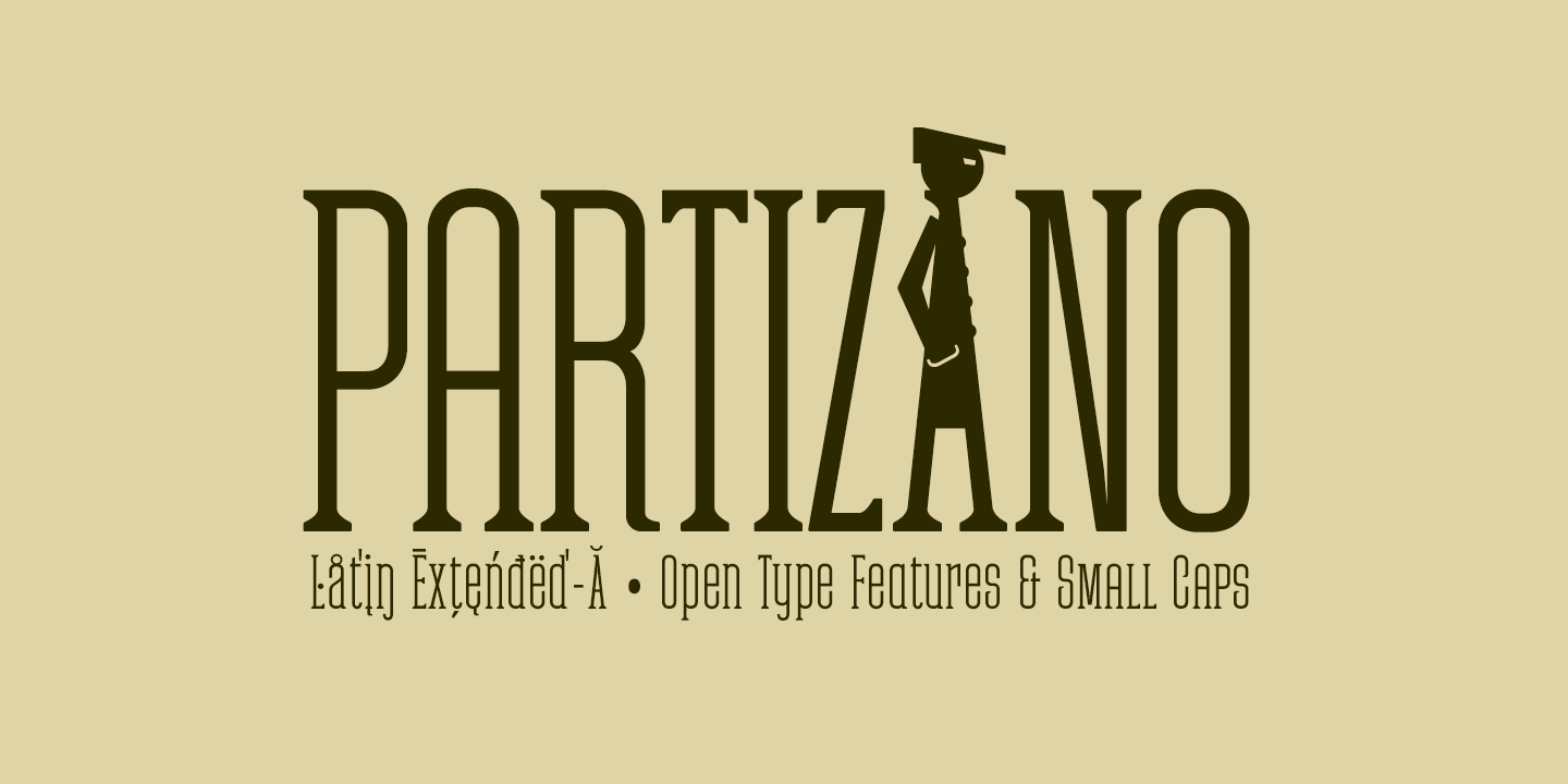 Przykładowa czcionka Partizano Serif #1